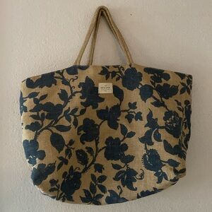 Sézane tote jute bag